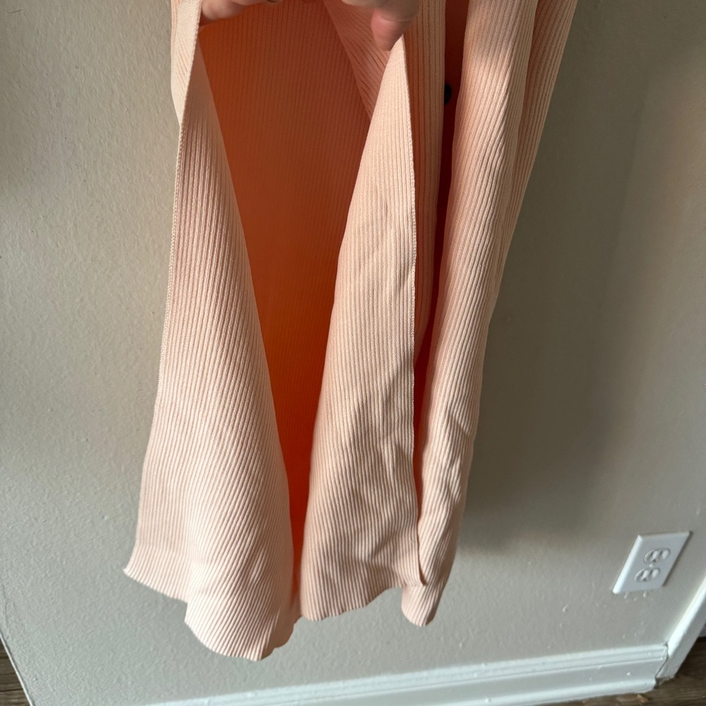 Significant Other Delta Knit Dress in Apricot size 6 - Picture 7 of 11